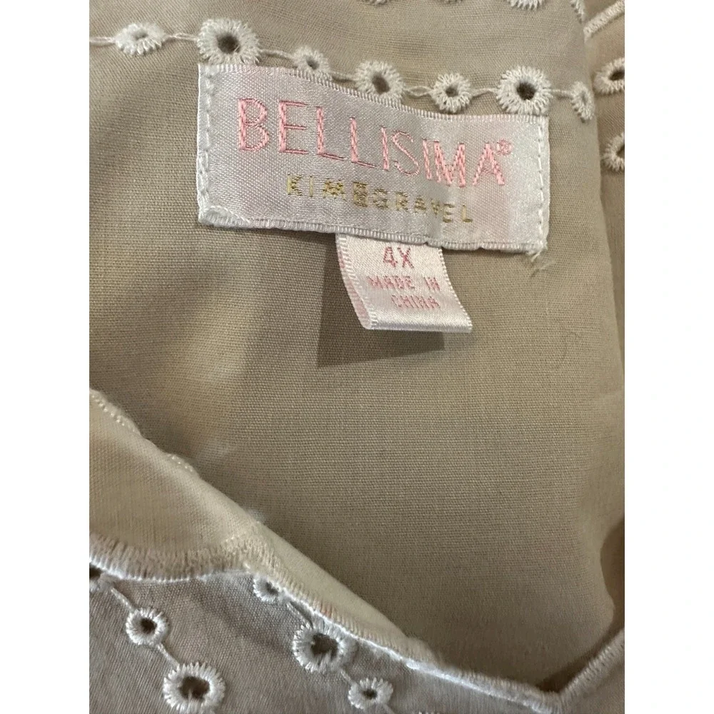 Bellisima Kim Gravel Daisy Days Of Summer Boutique Top Eyelet Plus Size 4X - Picture 13 of 16